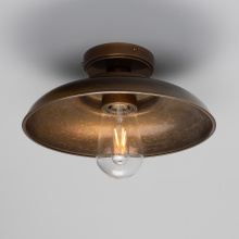 Mullan Lighting MLBCF009ANTBRSCL - Darya Ceiling Light | Antique Brass | Clear Glass